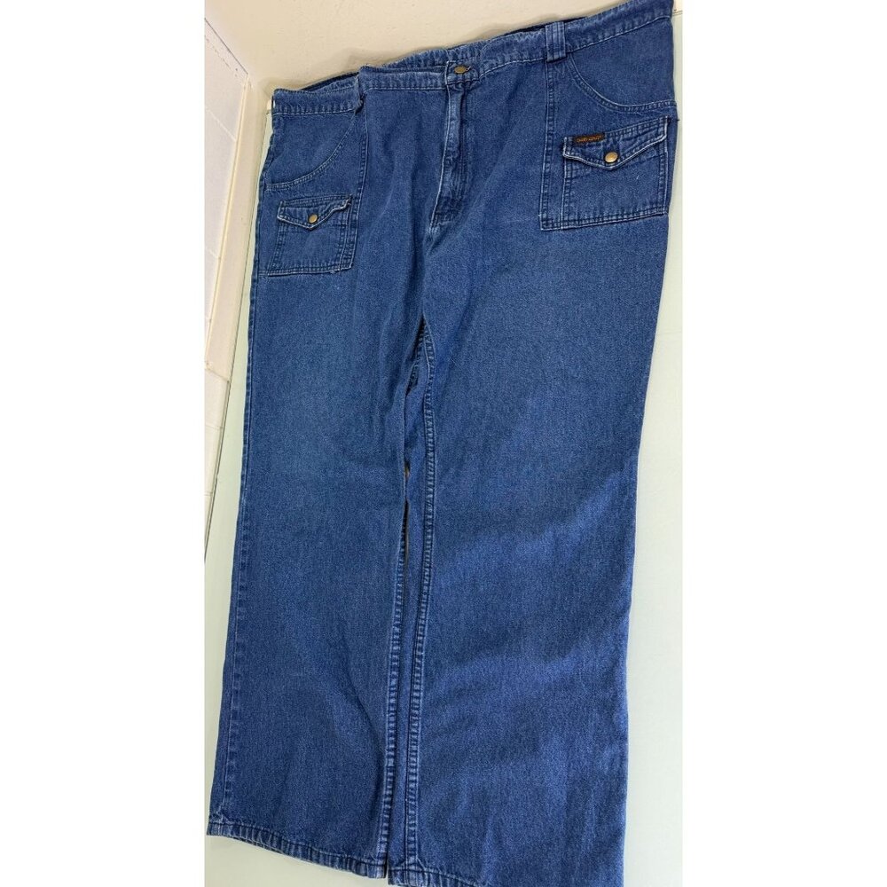 Vintage Long Haul Jeans Mens 48X32 Made In USA Rare Style!